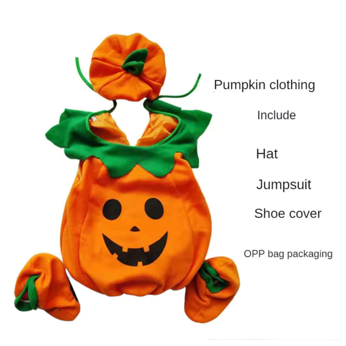 Contenido del disfraz infantil de calabaza